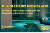 Munich Creative Business Week. Design gibt der Zukunft ein Bild